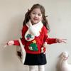 Suéter de Crochê Trançado para Boneca Menina Outono/Inverno 2026 Novo Estilo de Moda Coreana Blusa de Tricô Infantil Tendência