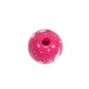 Acrílico Graffiti Salpicadura Tinta Lunares Bola DIY Material de Joyería Llavero Collar con Cuentas Colgante Accesorios Venta al por Mayor