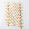 Colgador de Hilo de Madera DIY Set de Hilo para Coser a Mano con Cuero Portarrollos de Madera Pagoda Estante de Almacenamiento de Hilo de Coser Alfiler