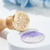 Selo de Cera de Fogo Selo Inglês Elegante Bênçãos 28 Cabeça de Selo Retrô Cabeça de Cobre Presente Casamento Produtos Literários Fabricante Atacado