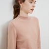 Suéteres de Lã Prontos para Vestir de Primeira Linha para Mulheres, Moda Outono e Inverno, Versátil e Quente, Gola Alta de Lã para Usar por Baixo para Mulheres