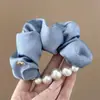 Scrunchie Grande Estilo Relaxado para Mulheres, Elástico de Cabelo Oversized Estilo Coreano, Acessório para Coque, Ornamento de Cabelo, Elástico Grande de Scrunchie