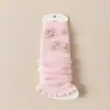 Calcetines de Terciopelo Australianos para Niñas en Otoño e Invierno, Lindos Calcetines de Pantorrilla y Leggings Gruesos y Cálidos para Bebé Niña con Lazo