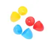 5*7 Ovo de Páscoa plástico ovo de loteria casca de ovo ovo aberto ovo torcido brinquedo DIY feito à mão com furo ovo de peça única