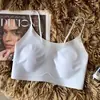 Lingerie de toque fresco para outono e inverno para mulheres, design de costas em U para fazer bustos grandes parecerem menores, sutiã camisola leve, respirável e com suporte