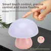 Lámpara de Noche Creativa Lámpara de Hongo Lámpara de Mesa Lámpara Táctil Lámpara de Mesita de Noche para Dormitorio Lámpara para Mesa de Comedor de Bar Luz Blanca Cálida Lámpara de Ambiente