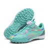 Zapatos de fútbol nuevos para estudiantes transfronterizos, con tacos TF antideslizantes y resistentes al desgaste, adecuados para entrenamiento, partidos de hombres, mujeres y niños, y para jugadores jóvenes