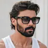 Gafas de Sol Cuadradas Retro para Mujer, Estilo Europeo y Americano de Moda, Gafas de Sol de Calle a la Moda para Hombre, Gafas de Sol Decorativas Versátiles