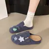 Pantuflas Retro con Plataforma para Aumentar la Altura para Mujer Moda Verano 2025 Versátiles Medias Zapatos Birkenstock
