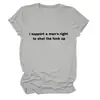 Apoyo un sitio independiente de Lista de deseos de Amazon para hombres Camiseta de manga corta con cuello redondo para mujer, simple y versátil, con letras