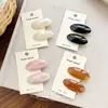 Pinza para el Cabello de Acetato Coreana, Pinza para Flequillo, Pinza Lateral, Pasador Ovalado de Moda, Pinza de Pato, Accesorio para el Cabello, Adorno para el Cabello para Mujeres