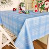 Mantel de Navidad Estilo Ins Estilo Japonés Estilo Navideño Atmósfera Mantel Redondo Mesa Rectangular Tela Decorativa Tela de Fondo para Fotos