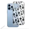 Funda minimalista negra genial con boceto floral para iPhone iPhone 16 Pro Max cubierta protectora suave transparente