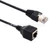2026 Nuevo Modelo Cable de Extensión de Red Macho-Hembra RJ45 con Orejas, Adaptador de Cobre Puro, Accesorios de Red para Computadora