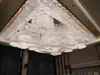 Proyecto de vestíbulo de hotel, salón de banquetes moderno, iluminación ultrabrillante estilo Ruyi para oficinas de ventas y joyerías, candelabros de cristal montados en el techo de diseño personalizado con patrones de nubes auspiciosas