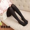 Leggings realistas cor de carne para mulheres vestindo artefato quente em tom de pele primavera, outono e inverno calças nuas meias leves com veludo engrossado