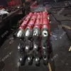 Suporte hidráulico 0kg suporte hidráulico superior com coluna telescópica dupla e de dupla ação, estrutura compacta com coluna de estágio duplo