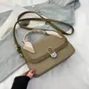 Bolsa de Mão Quadrada Pequena Casual da Moda 2026 Novo Estilo Coreano Tendência Nicho Bolsa de Ombro Simples Bolsa Transversal Bolsa Feminina