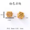 Accesorios estilo chino Chapados en oro Cuentas espaciadoras Pulsera hecha a mano para DIY Cadena para teléfono Color del Dios de la Riqueza Amarillo Colgante de la fortuna que conserva el color Agujero grande Venta al por mayor