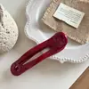 Pinza de Pato Simple Grande con un Diseño Elegante y Versátil para Peinados Recogidos, Pinza Gruesa de Acetato de Alta Gama para el Cabello