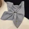 Anillo para el Cabello de Rayas Grises Colon Corea del Sur Sentido de Alta Gama Anillo para el Cabello Cuadrado Francés Accesorios para el Cabello Diarios Combinación Versátil Estilo Nuevo