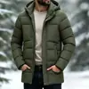 Jaqueta Masculina de Algodão 3D para o Inverno 2026 Transfronteiriça Amazon, Casual com Capuz Removível, à Prova de Frio, Corta-Vento, Quente, Casaco de Algodão