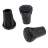 Colección de Accesorios para Bastones de Trekking de Exterior, Cubre Pies para Punta de Bastón, Cubre Puntas de Bastón, Muletas, Cubre Pies de Plástico con Espaciadores Metálicos en el Interior