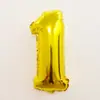 Decoração de casamento balão de alumínio digital de 32 polegadas cor ouro rosa suprimentos para festa de aniversário balão de folha de alumínio digital dourado prateado