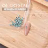K9 Nuevo Súper Brillante Fondo Plano Cuadrado Uñas Arte Rhinestones Cuadrados Coloridos Rhinestones Forma Cuadrada Pequeños Apilables Rhinestones Accesorios Decorativos 33