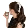 Estética de Lunares~Pinza de Plátano con Lazo Francés, Pinza Elegante para Cola de Caballo que Aumenta la Altura, Pinza Retorcida, Accesorio para el Cabello de Horquilla de Gama Alta