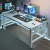 Escritorio de computadora, escritorio para juegos en casa, escritorio plegable simple para dormitorio, escritorio de trabajo, escritorio de estudio para estudiantes, escritorio de oficina