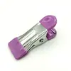 Clips de Secado Sin Costuras de Doble Cabeza Transfronterizos, Clips de Almacenamiento de Acero Inoxidable, Clips a Prueba de Viento para Calcetines, Clips para Ropa Interior, Clips de Sellado