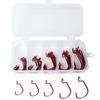 Comércio exterior transfronteiriço pesca gancho manivela gancho barriga larga conjunto 3,1 cm-4,5 cm alto carbono aço gancho conjunto