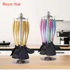 Conjunto de Utensílios de Cozinha de Silicone em Aço Inoxidável de Sete Peças, Resistência a Alta Pressão, Não Deformável, Ferramentas de Cozinha Coloridas Revestidas de Titânio, Colher e Espátula para Cozinhar