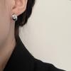 Pendientes geométricos únicos, ligeros, de lujo y exquisitos, de nicho, para mujer, de moda, sencillos, pequeños y exquisitos, con diseño de nicho y sentido.