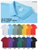 Camisetas de trabajo personalizadas con logotipos impresos, ropa de verano para empleados, polos bordados de manga corta para fines publicitarios y culturales