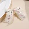 Acessórios de Cabelo Infantis Novos Retrô Laço Feito à Mão Flor Grampo de Cabelo Renda Meninas Presilha Lateral Adorno de Cabeça