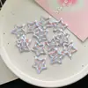 Estilo universitário xadrez estrela de cinco pontas estrela com gota de óleo cor de doce losango presilha de cabelo presilha BB feminina acessórios de cabelo para estudantes presilha lateral