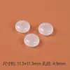 Contas Coloridas para Ábaco com Furo Grande DIY Furo Médio Círculo Corrente para Celular Pulseira Anel para Pendurar Corda de Cabelo Brinquedos Infantis Acessórios de Joias