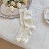 Calcetines grises de verano para mujer, finos, de algodón puro, de tubo medio, estilo japonés, de malla, transpirables, estilo ballet, sin varillas, apilados.
