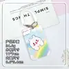 Portatarjetas de estudiante con tapa deslizante, cordón anti-pérdida, tarjeta de campus, portatarjeta de comedor, funda protectora para tarjeta de autobús y metro, stock del fabricante, disponible para hombres y mujeres