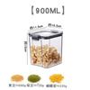 Atacado Selado Jar Transparente Cozinha Fresca Armazenamento Jar Doméstico Seco Lanches Grãos Caixa De Armazenamento Garrafa De Armazenamento