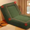 Sofá perezoso, cama para perro humano, sofá pequeño para dormitorio, sillón perezoso individual o doble, sofá cama plegable reclinable y para dormir
