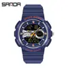 Nuevo Modelo de Pareja de Sanda, Reloj Electrónico Multifuncional Moderno y Genial, Correa Impermeable para Exteriores, Reloj Desmontable