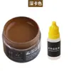 Tinta de Couro para Reparo e Coloração de Artigos de Couro, Bolsas de Couro, Sofás, Sapatos de Couro, Reparo de Danos na Pintura, Creme Restaurador de Cor para Roupas de Couro Genuíno