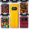 Cubo de Grano Grueso para Cocina Caja de Almacenamiento de Plástico para Snacks Tanque de Almacenamiento de Granos Tanque de Almacenamiento Portátil Caja Sellada Mayoreo