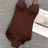 Sutiã Transfronteiriço com Body Modelador Corporal com Texto Pós-parto Abdominal Ajustável Levantamento de Seios Túnica Melhorada Body Modelador de Cintura e Quadril