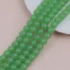 Joyería Shuiyunge color sólido que no se desvanece cuentas redondas diy calcedonia color sólido cuentas hechas a mano cuentas sueltas cuentas de vidrio joyería