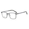 1207 Estilo Retro Coreano Marco Cuadrado Marco Ultraligero Moda Espejo de Proximidad Marco de Gafas de Acero Plástico para Hombre y Mujer Estudiante Puede Ser Equipado