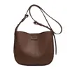 Bolso Cubo de Textura de Alta Gama para Mujer 2024 Nuevo Retro Versátil Bolso Cruzado Casual Moda Viajero Bolso de Hombro